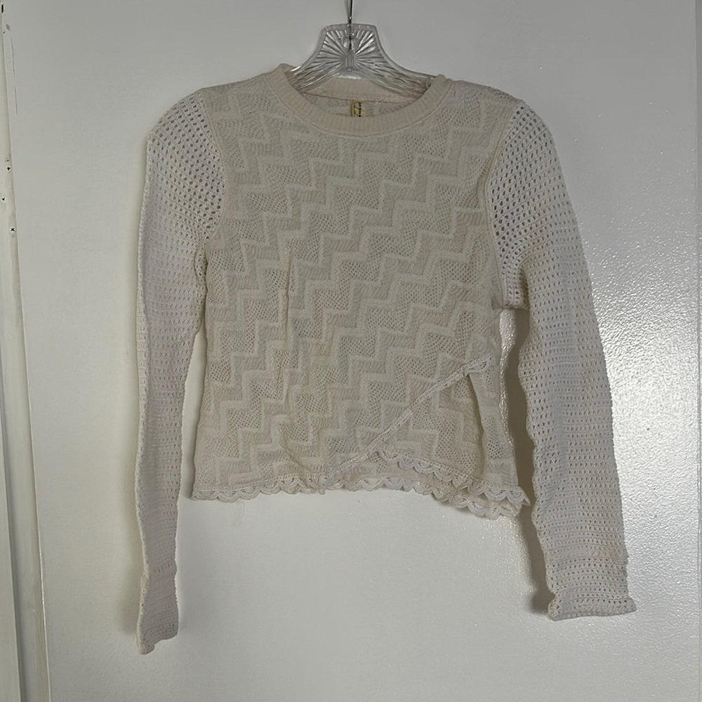 Free People Crochet / Knit Sweater Top